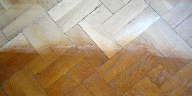 Catorze Parquets, Acuchillar el parquet